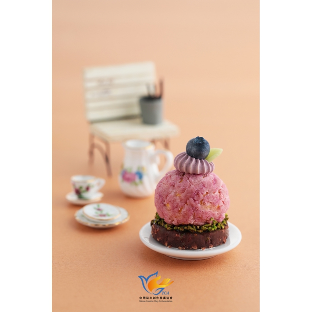 紫薯藍莓菠蘿泡芙-小檔