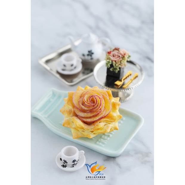 蘋果玫瑰酥-小檔